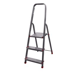 Scala domestica Stella Basic - 3 gradini - alluminio - Marchetti