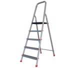 Scala domestica Stella Basic - 4 gradini - alluminio - Marchetti