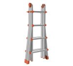 Scala telescopica Squadra - 8+8 gradini - alluminio - Marchetti