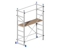 Trabattello Superminio - 158 x 80 x 220 cm - alluminio - Marchetti