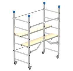 Trabattello Dinamico - 168 x 75 x 180 cm - alluminio - Marchetti