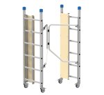 Trabattello Dinamico - 168 x 75 x 180 cm - alluminio - Marchetti