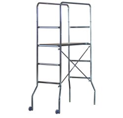 Trabattello Trio - 130 x 60 cm - H 188 cm - acciaio zincato - Marchetti