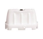 Barriera stradale - tipo New Jersey - 100 x 40 x 70 cm - PE - bianco