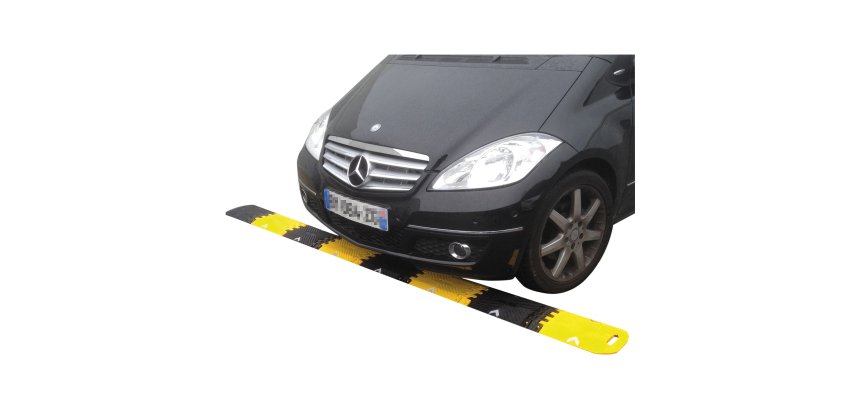 Rallentatore di velocità portatile - lunghezza 300 cm - giallo/nero