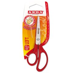 ARDA FA1206 stationery/craft scissors Universal Figure cut Red, Stainless steel