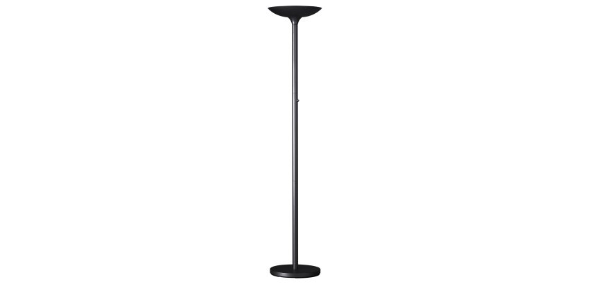 Lampada da terra Varialux - a led - base diametro 34 cm - H 180 cm - 23 W - nero - Unilux