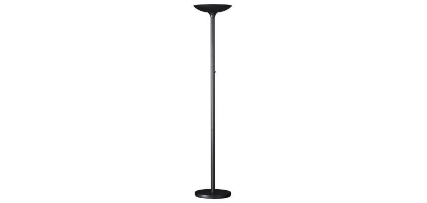 Lampada da terra Varialux - a led - base diametro 34 cm - H 180 cm - 23 W - nero - Unilux