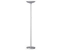 Lampada da terra Varialux - a led - base diametro 34 cm - H 180 cm - 23 W - grigio metal - Unilux