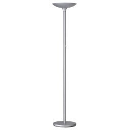 Lampada da terra Varialux - a led - base diametro 34 cm - H 180 cm - 23 W - grigio metal - Unilux