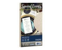 Busta Special Events metal - sabbia - 110 x 220mm - 120gr - Favini - conf. 10 buste