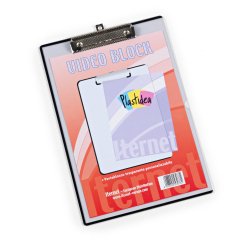 Portablocco in PPL con molla in metallo personalizzabile - A4 - trasparente - Iternet