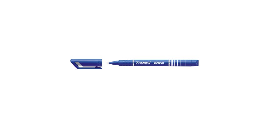 Fineliner Stabilo Sensor - tratto 0,3mm - blu - Stabilo