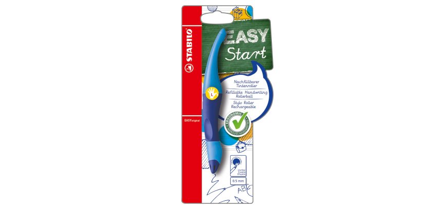 Penna sferografica Easyoriginal - per mancini - blu - Stabilo