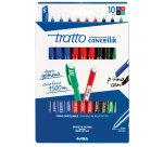 Tratto F832700 ballpoint pen Black, Blue, Green, Red Stick ballpoint pen 10 pc(s)