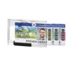 Portabadge PushBox Trio - 3 tessere inseribili - 5,4 x 8,7 cm - Durable - conf. 10 pezzi