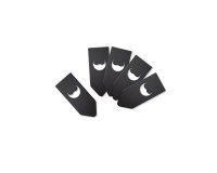 Targhette per bottiglia - 6,5 x 16 cm - nero - Securit - set 10 pezzi