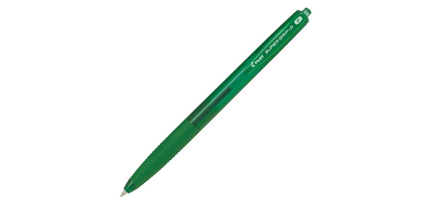 Penna a scatto Supergrip G - punta 0,7mm - verde  - Pilot