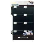 Lavagna da parete Weekplanner - 30 x 45 cm - nero - Securit