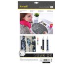 Lavagna da parete Weekplanner - 30 x 45 cm - nero - Securit