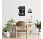 Lavagna da parete Weekplanner - 30 x 45 cm - nero - Securit