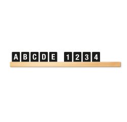 En_securit etagere lettres teck