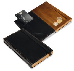 Portaconto - legno e similpelle - Securit