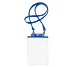 Portanome Pass 7 St M - cordoncino blu - 15 x 21 cm (A5) - blu - Sei Rota - conf. 10 pezzi