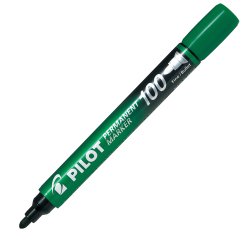 Pilot Permanent 100 marker 1 pc(s) Fine tip Green