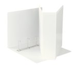 Raccoglitore personalizzabile Display - 22 x 30 cm - 4 anelli quadri 65 mm - bianco - Esselte