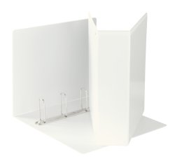 Raccoglitore personalizzabile Display - 4 anelli quadri 65 mm - 22x30 cm - bianco - Esselte