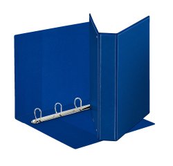 Raccoglitore personalizzabile Display - 4 anelli a D 40 mm - dorso 5,9 cm - 22x30 cm - blu - Esselte