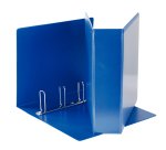 Raccoglitore personalizzabile Display - 22 x 30 cm - 4 anelli quadri 65 mm - dorso 8,5 cm - blu - Esselte