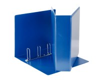 Raccoglitore personalizzabile Display - 4 anelli quadri 65 mm - dorso 8,5 cm - 22x30 cm - blu - Esselte
