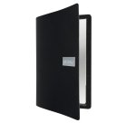 Portamenù Royal - 1 inserto doppio incluso - A4 - 24 x 33 cm - nero - Securit
