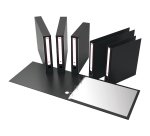 Portatabulati KM UNI - con custodia - 12"x28 cm - dorso 5 cm - nero - Rexel