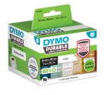DYMO Original LabelWriter Durable Labels | 25mm x 89mm | White Poly | 2 Rolls of 350 (700 Self-Adhesive Labels) | High-Performance | For LabelWriter Label Makers