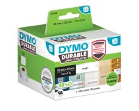 GB_DYM P/1700 ETIQ DUR 25X25MM N/BLC1933083