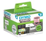Rotolo 800 etichette LW Durable 1933084 - 57 x 32 mm - PP - bianco - Dymo
