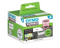 Rotolo 800 etichette LW Durable 1933084 - 57 x 32 mm - PP - bianco - Dymo