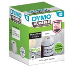 Rotolo 200 etichette LW Durable 1933086 - 104 x 159 mm - PP - bianco - Dymo