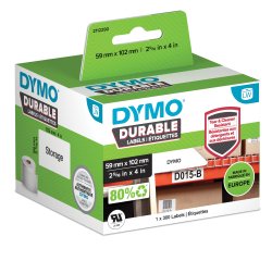 DYMO Durable White Self-adhesive printer label