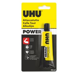 Colla attaccatutto Power - 45 ml - trasparente - UHU