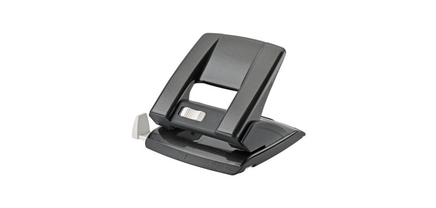Perforatore - passo 8 cm - max 20 fogli - 2 fori - nero - Kartia