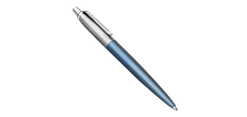 Penna sfera Jotter Core - punta M - fusto blu ghiaccio - Parker