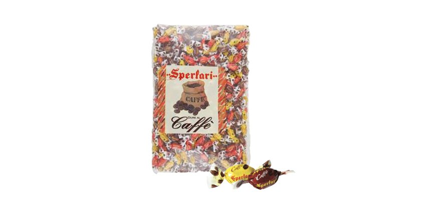 Caramelle Mini - gusto caffè - Sperlari - busta da 1 kg (circa 500pz)