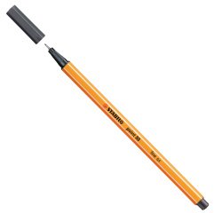En_rotulador stabilo punta de fib ra point 88 gris azulado intenso punta fina 0,4mm