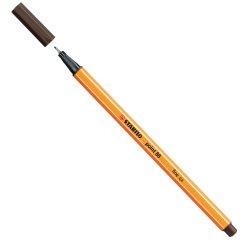 Fineliner Point 88 - tratto 0,4 mm - terra d'ombra 65 - Stabilo