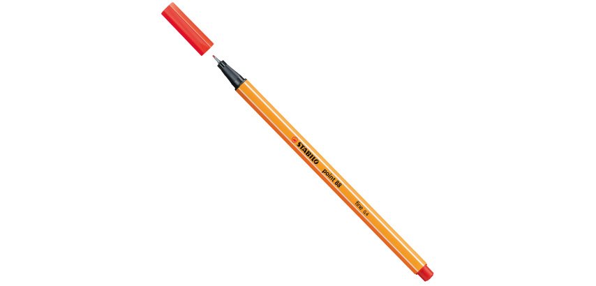 STABILO point 88 fineliner Fine Red 1 pc(s)