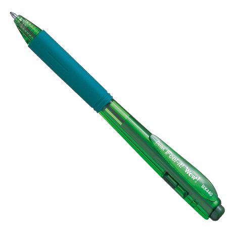 Penna a sfera a scatto Feel It Wow! - punta 1,0 mm - verde - Pentel